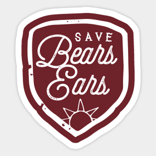 Save Bears Ears Sticker